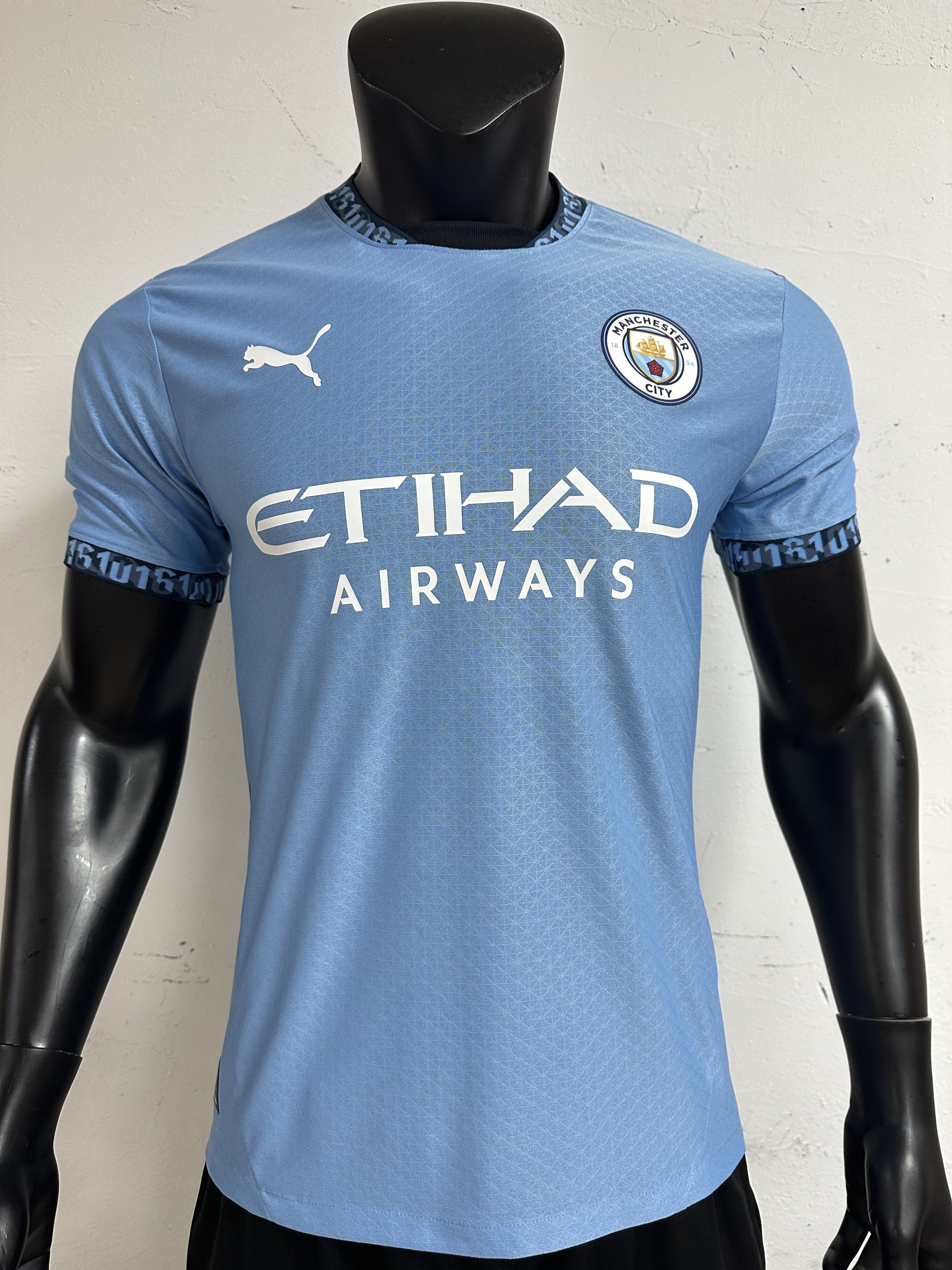 Man City Reebok Kit Player 2024-25 Manchester City Home Kit – sanbaer